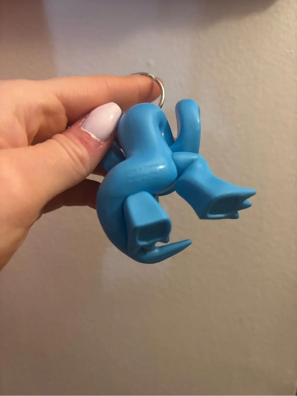 Phatmojo Rainbow Friends Series 2 Mini Figure CYAN Keychain